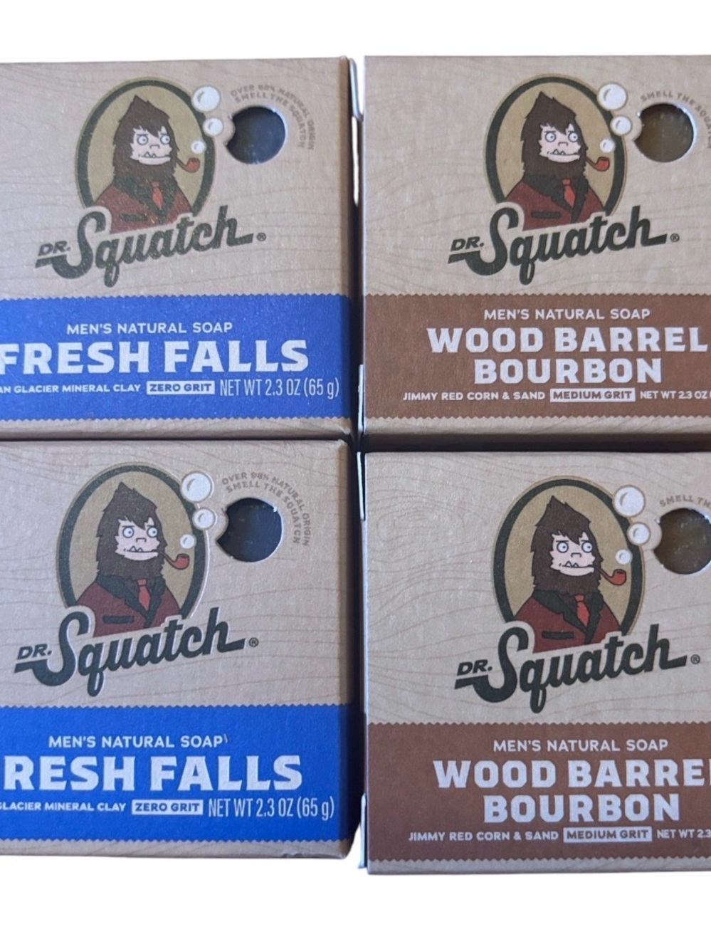 Dr. Squatch Travel Bundle | 2 Fresh Falls | 2 Wood Barrel Bourbon Flight Ready